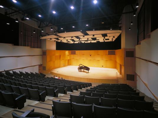UCSC Recital Hall stage